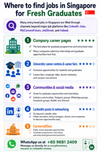 Where to Find Jobs in Singapore for Fresh Graduates